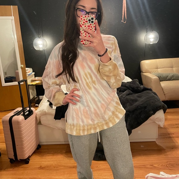 Easel oversized sweatshirt pastel tie dye - Picture 2 of 4